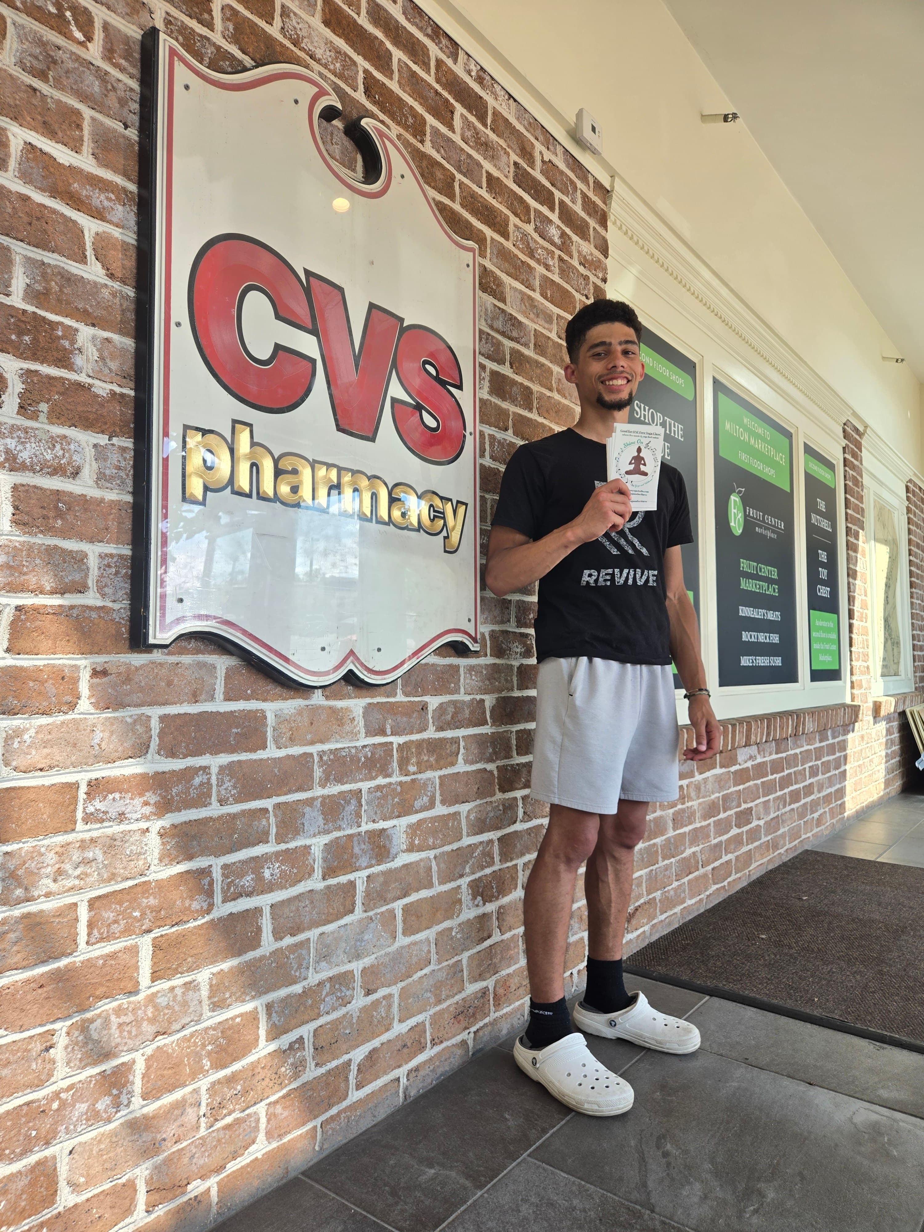 Gabe from Flip's Flyers team smiling and ready for outreach
